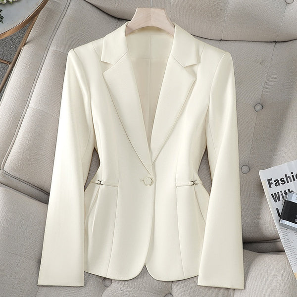Slim-Fit Petite Blazer for Women, shown in a clear product image