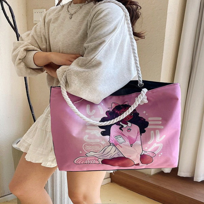 Printed Canvas Tote Bag product photo