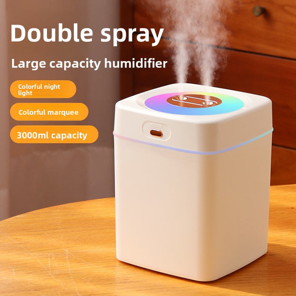 Desktop air humidifier with dual mist nozzles product photo