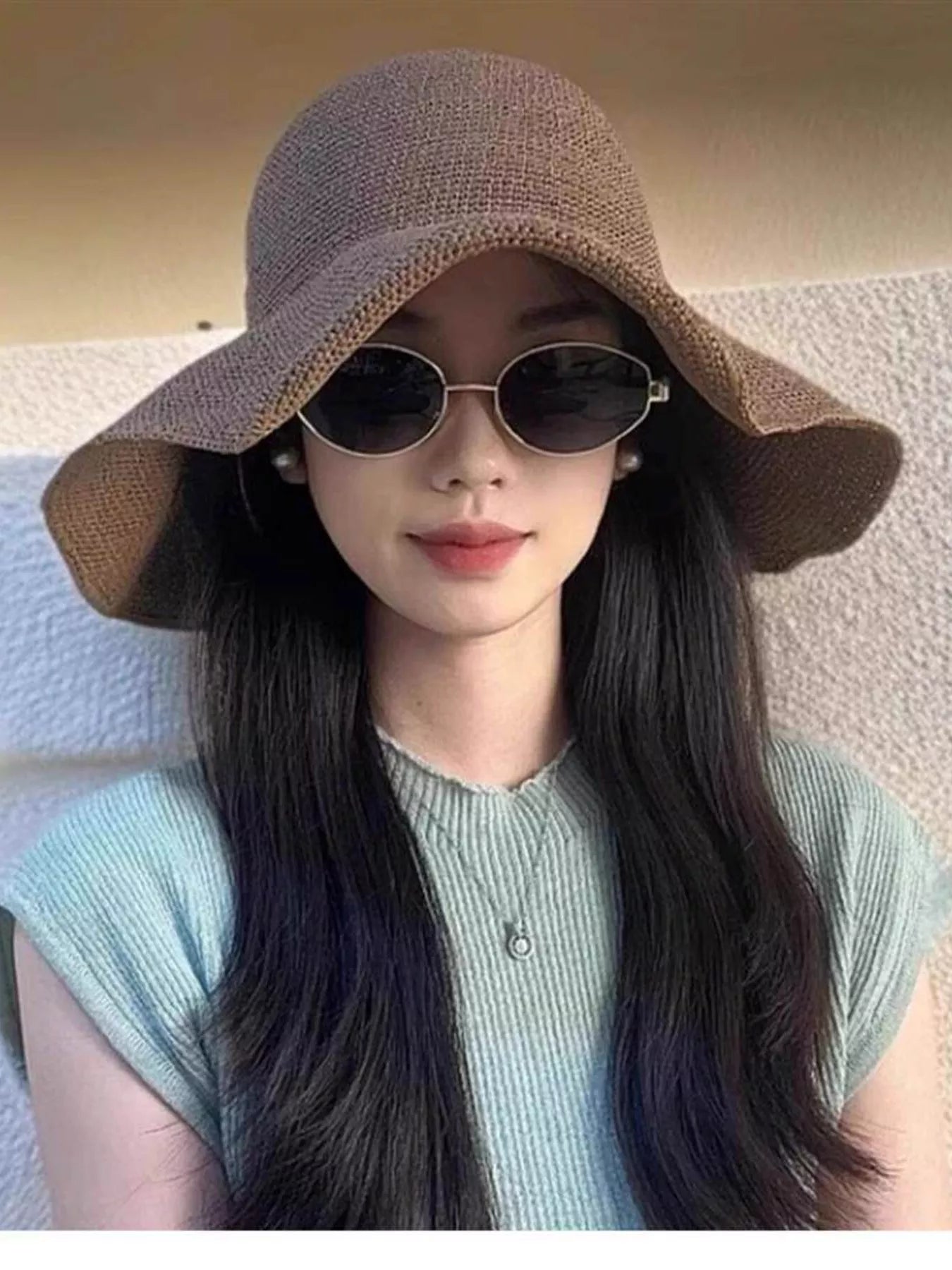 Wide brim sun hat — additional view 4
