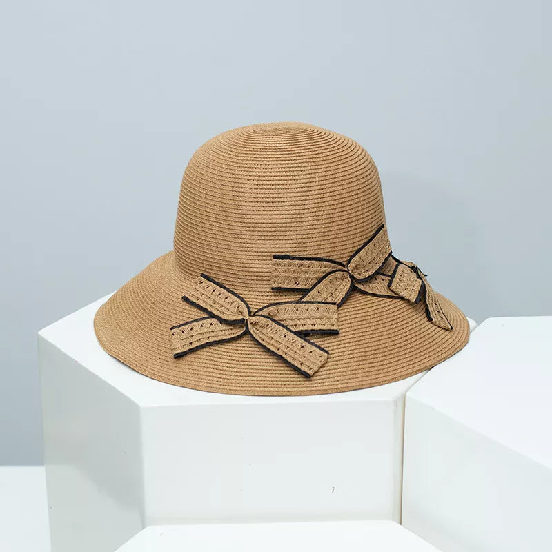 Bowknot straw sun hat — additional view 3