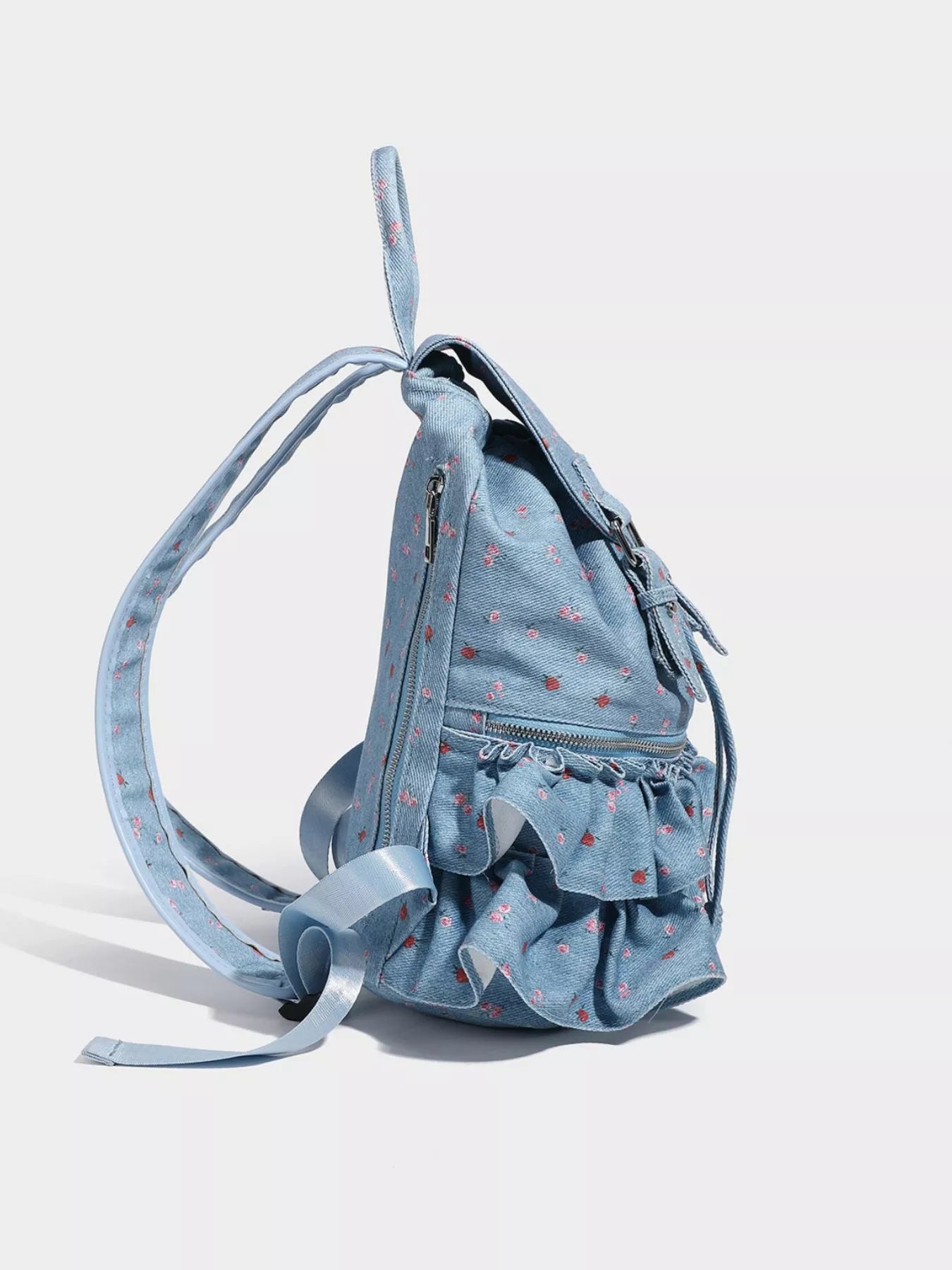 Mini Floral Canvas Backpack — product image 7