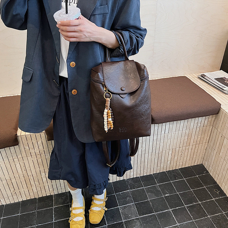 Product detail photo of Retro Travel Backpack, beige, everyday style, retro travel backpack