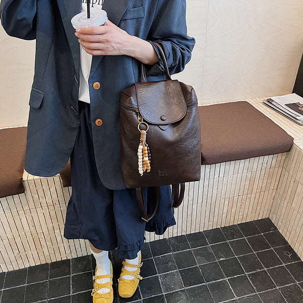 Product detail photo of Retro Travel Backpack, beige, everyday style, retro travel backpack