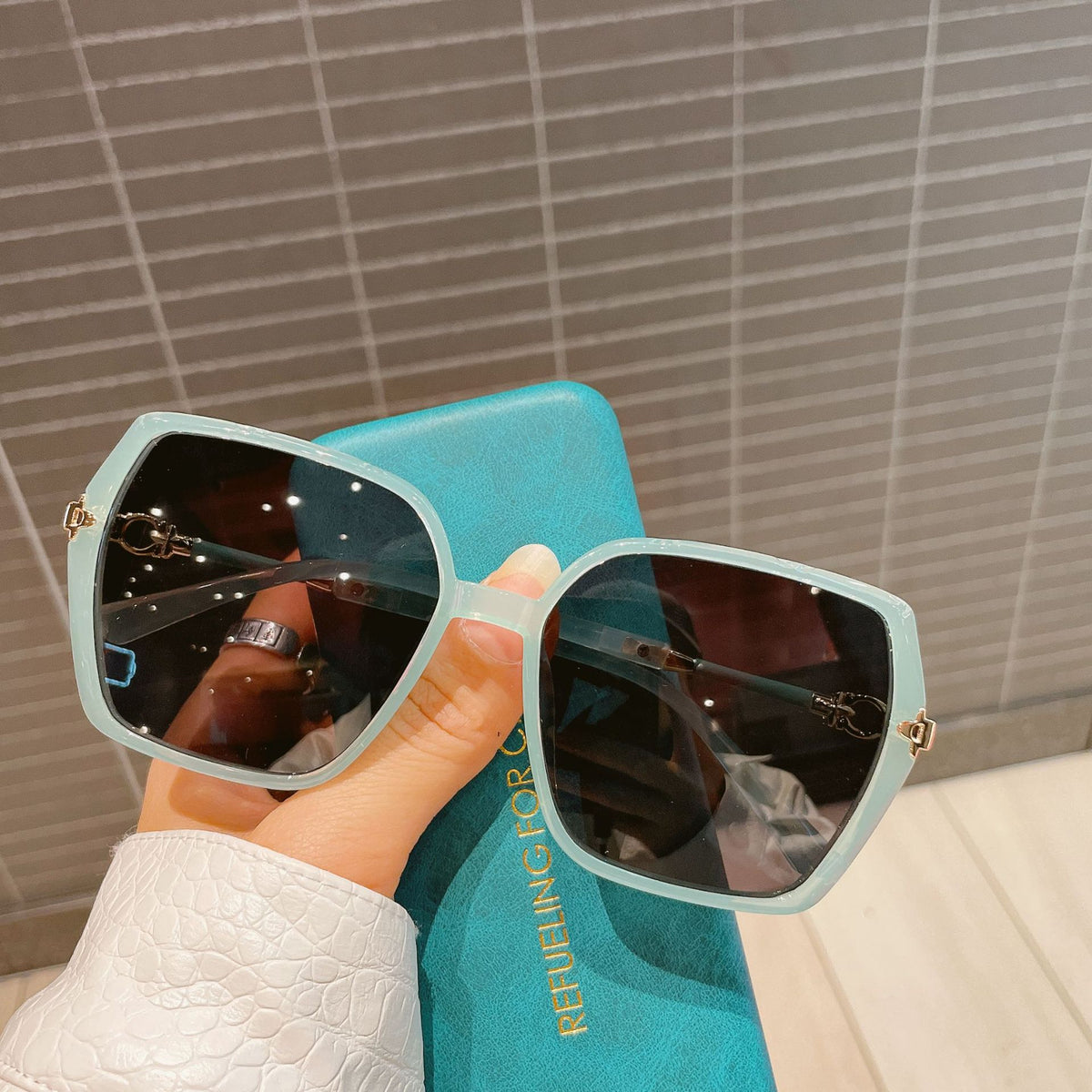 Polygon Square Sunglasses – TR90 Frame, front product view