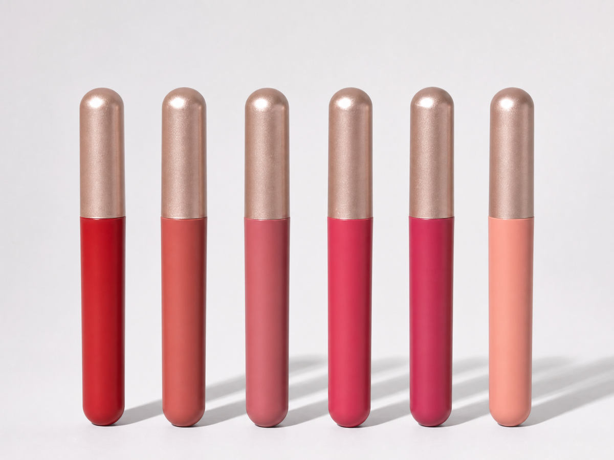 6-Piece Lip Gloss Set - Lipstick-Style Applicators product image