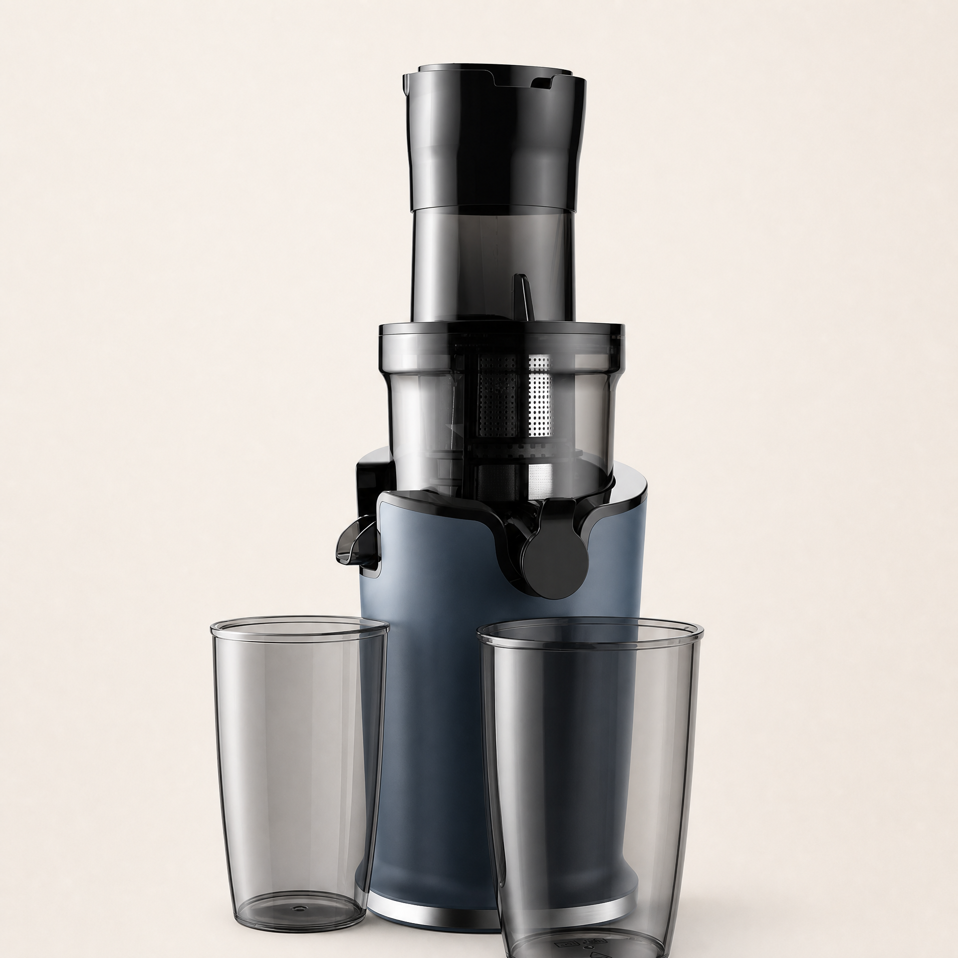 Slow Juicer with Large Feed Chute – Juice Extractor, shown in a clear product image