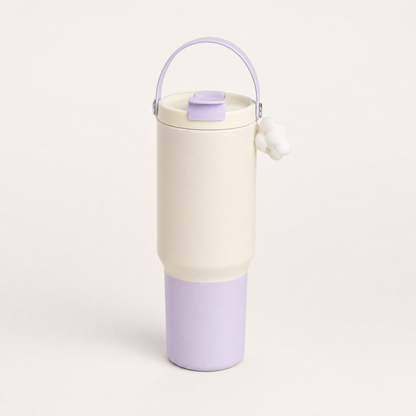 Insulated Stainless Steel Tumbler for Hot and Cold Beverages - Perfectly Tempered Drinks Anywhere shown in a clear product image