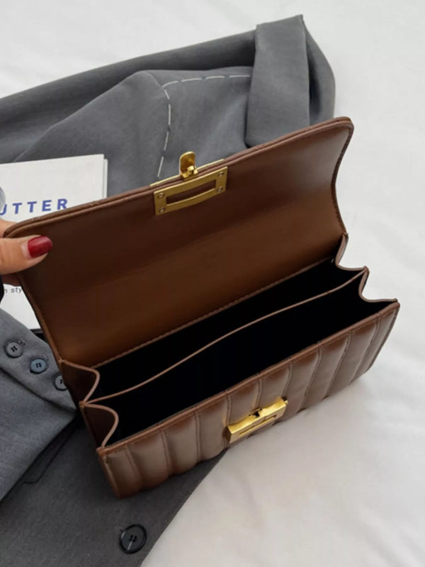 Quilted flap chain shoulder bag — additional view 12