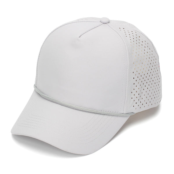 Light Gray perforated quick-dry baseball cap for women