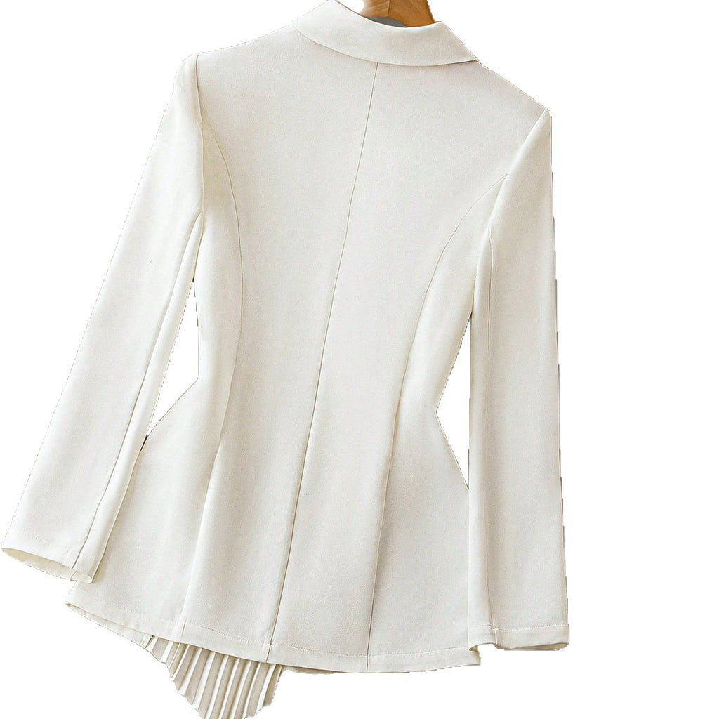 Elegant Irregular All-Match Coat for Women, side product view