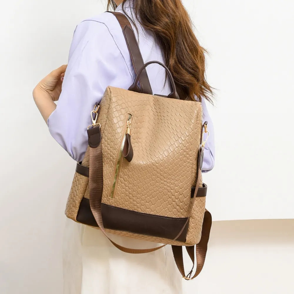 Large PU Leather Backpack — product image 18