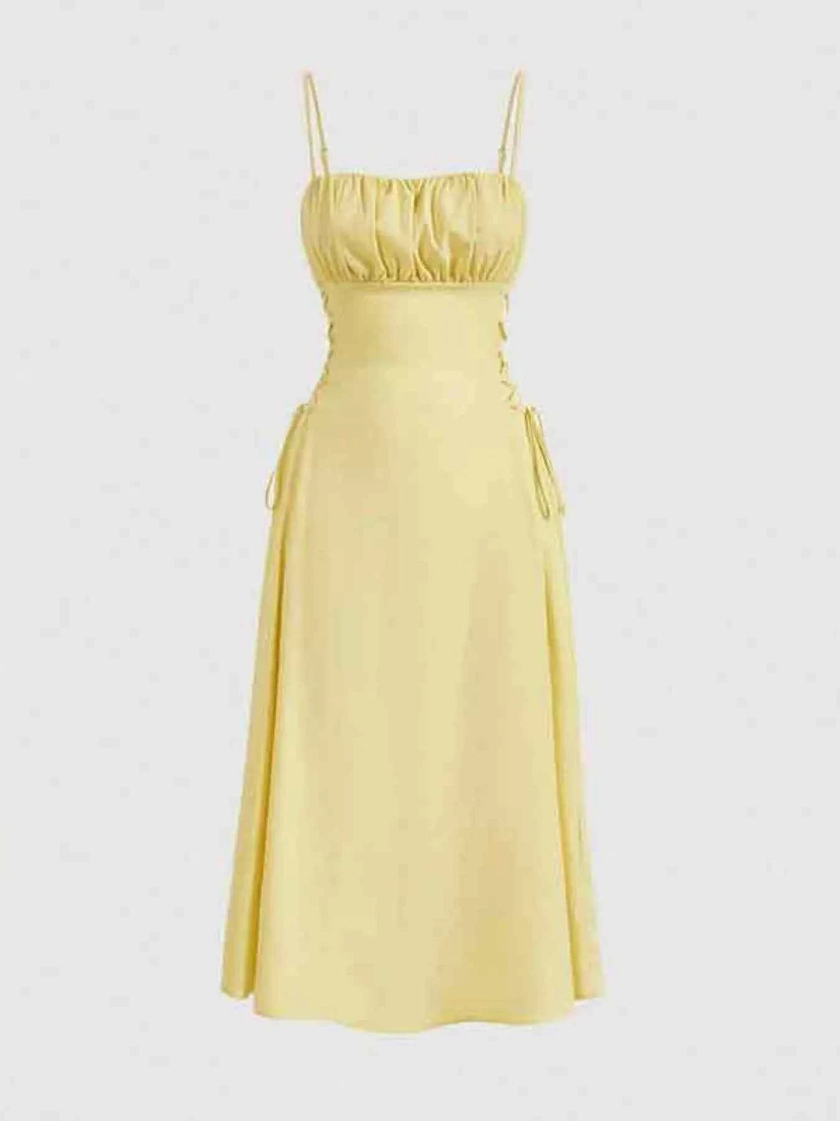 Stylish Lace-Up Cami Dress, alternate product view