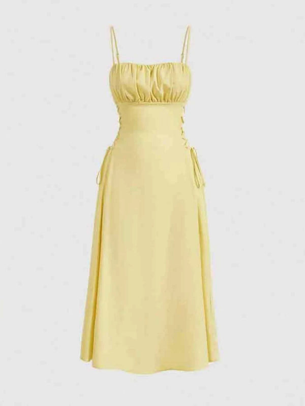 Lace-up cami dress — additional view 6