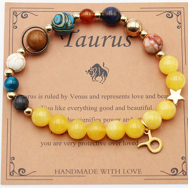 Magic of Eight Planets Jewelry Bracelet-Fashion-Splashis-Color:Taurur Topaz-Splashis