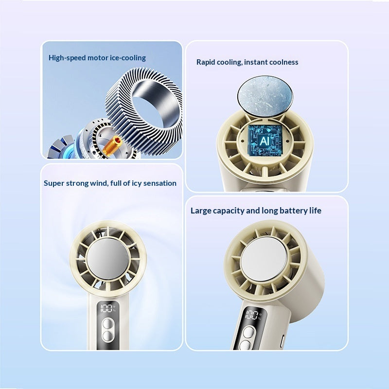 Foldable USB Turbo Fan, close-up product view