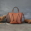 Woven Bucket Bag - PU Leather Minimalist Crossbody Bag for Women, angled product view