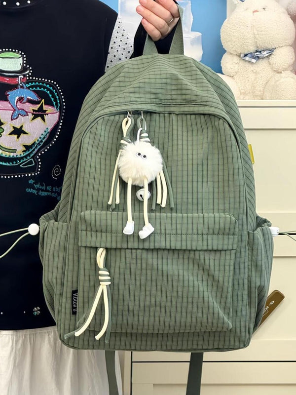 Plaid Nylon Backpack — product image 2