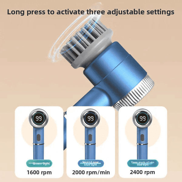 Electric spin cleaning brush — primary view