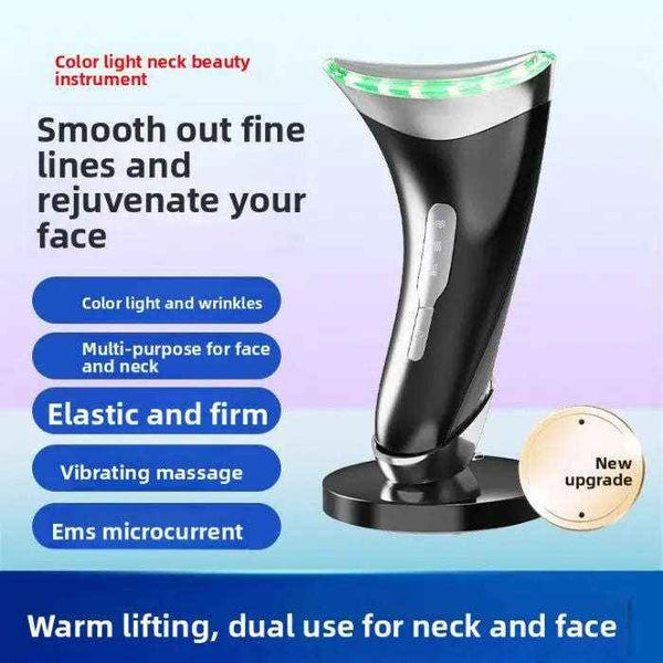 Neck and face care device with warmth — primary view