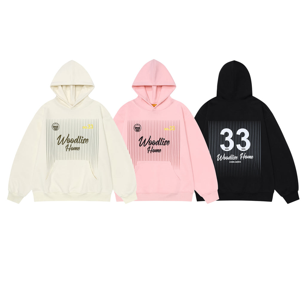 Women's Letter Print Pullover Hoodie-Splashis, alternate view 3