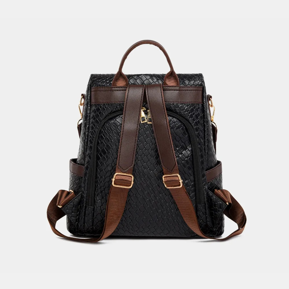 Large PU Leather Backpack — product image 2