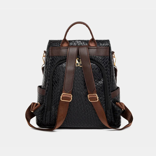 Large PU Leather Backpack — product image 2