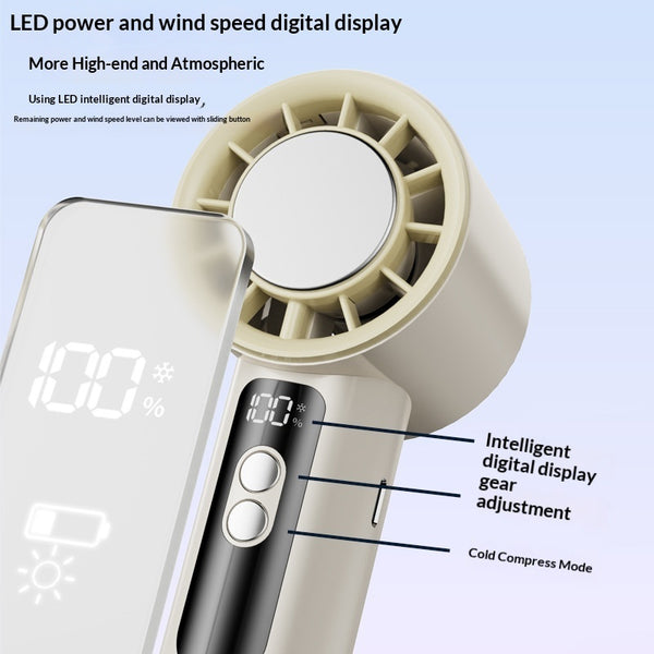 Foldable USB Turbo Fan, side product view