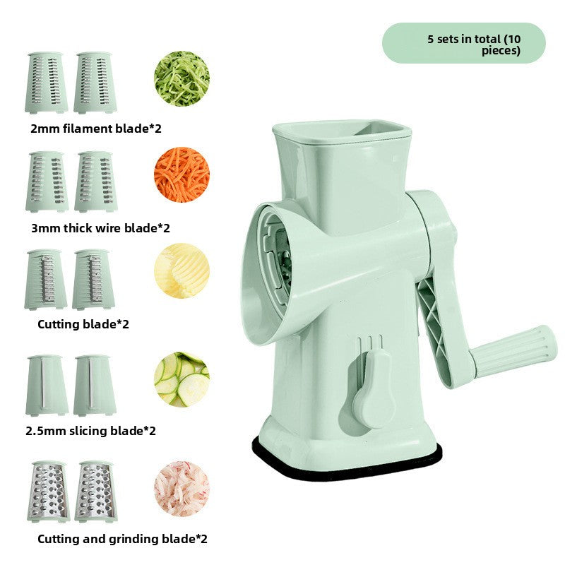 Vegetable cutter color options Green and White