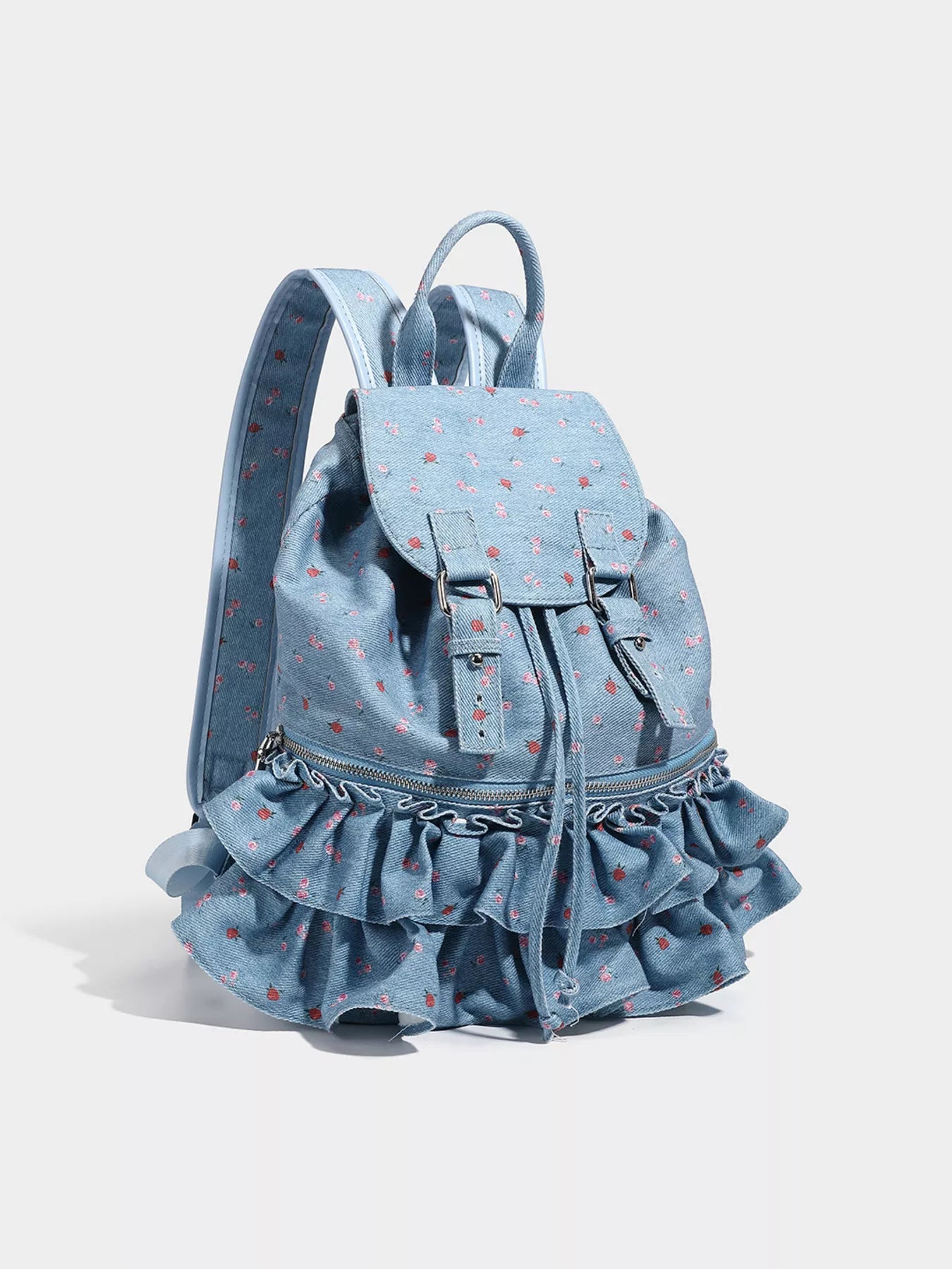 Mini Floral Canvas Backpack — product image 4