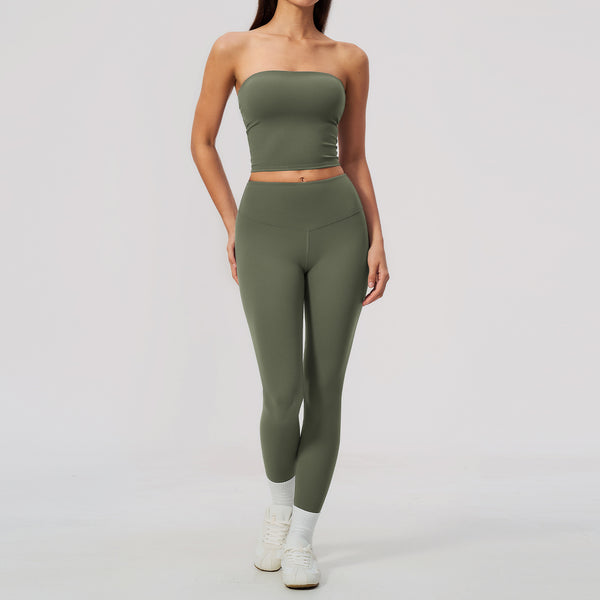 Women’s Strapless Activewear Set, close-up product view