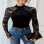 Lace mock neck bodysuit — primary view