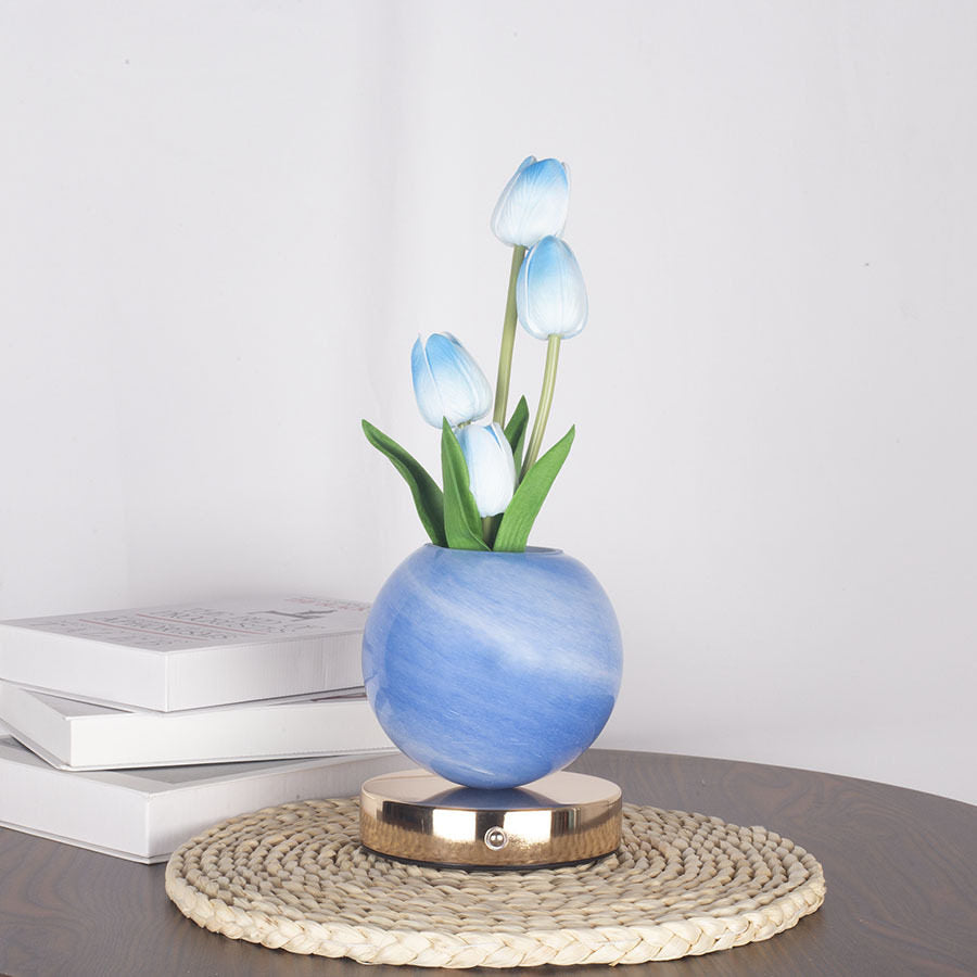 Tulip Artificial Flower Table Lamp with USB Charging view 7