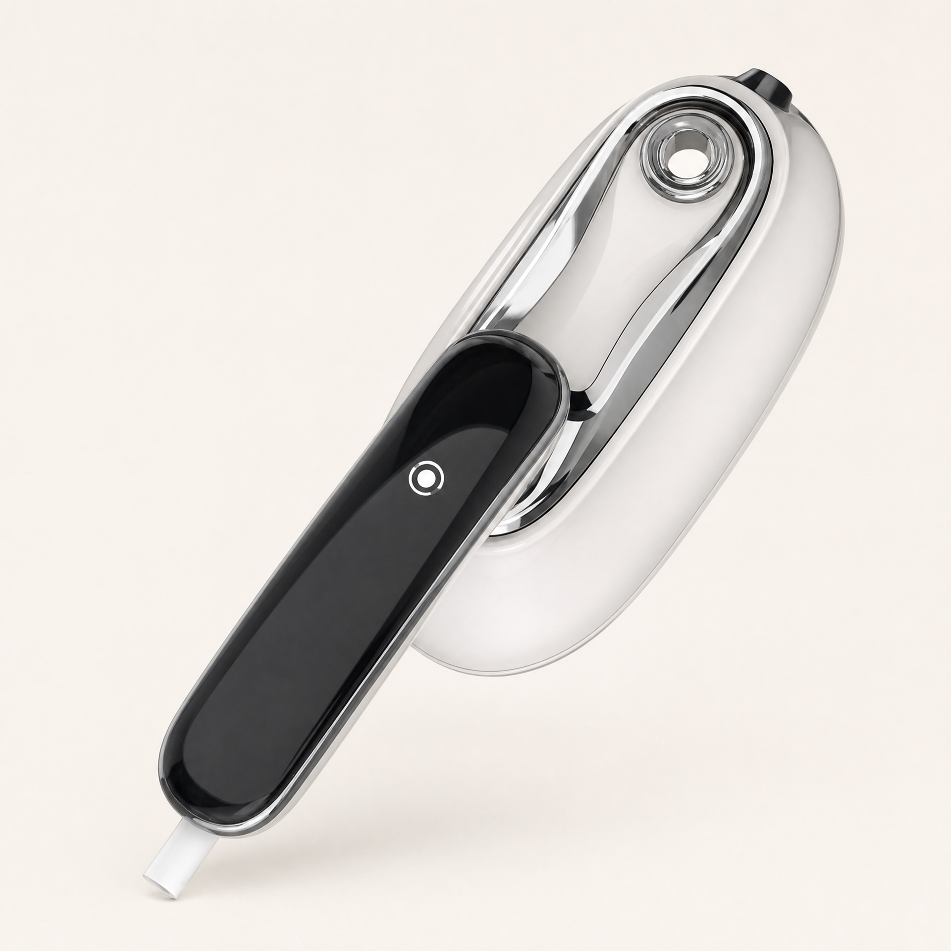 Mini Garment Steamer & Press for Effortless Wrinkle Removal shown in a clear product image