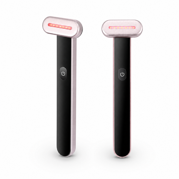 LED Facial Wand - 7 Color Light, Warming & Vibration, Portable, shown in a clear product image