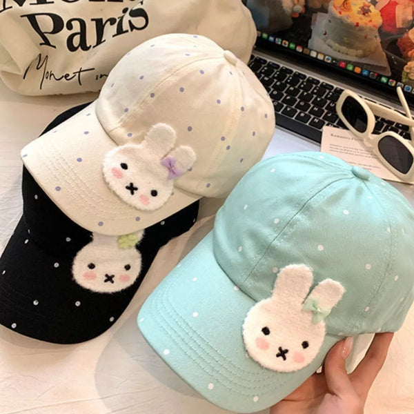 Bunny polka dot baseball cap — additional view 3
