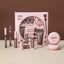 Vinyl record makeup set with lipstick and powder compact view 6