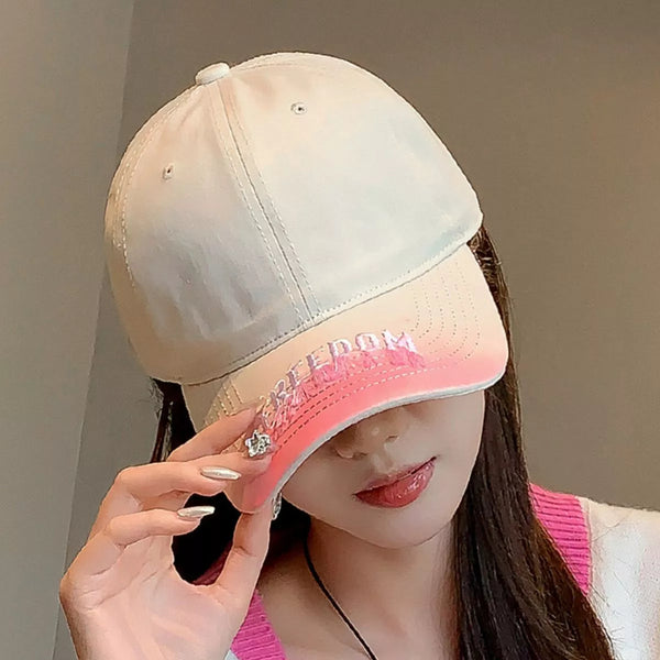 Gradient embroidered baseball cap — primary view
