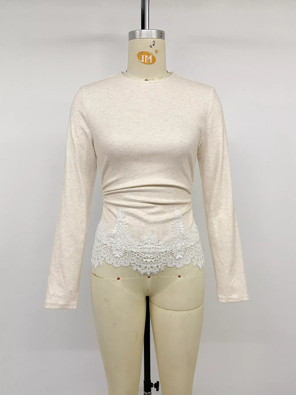 Lace Trim Long Sleeve T-Shirt view 10