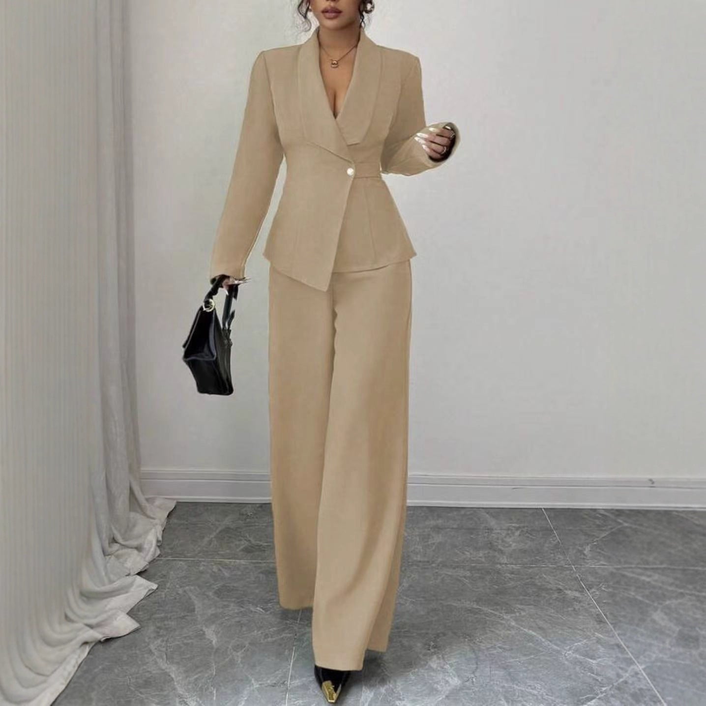 Women's Long-Sleeve Pants Set — main product image