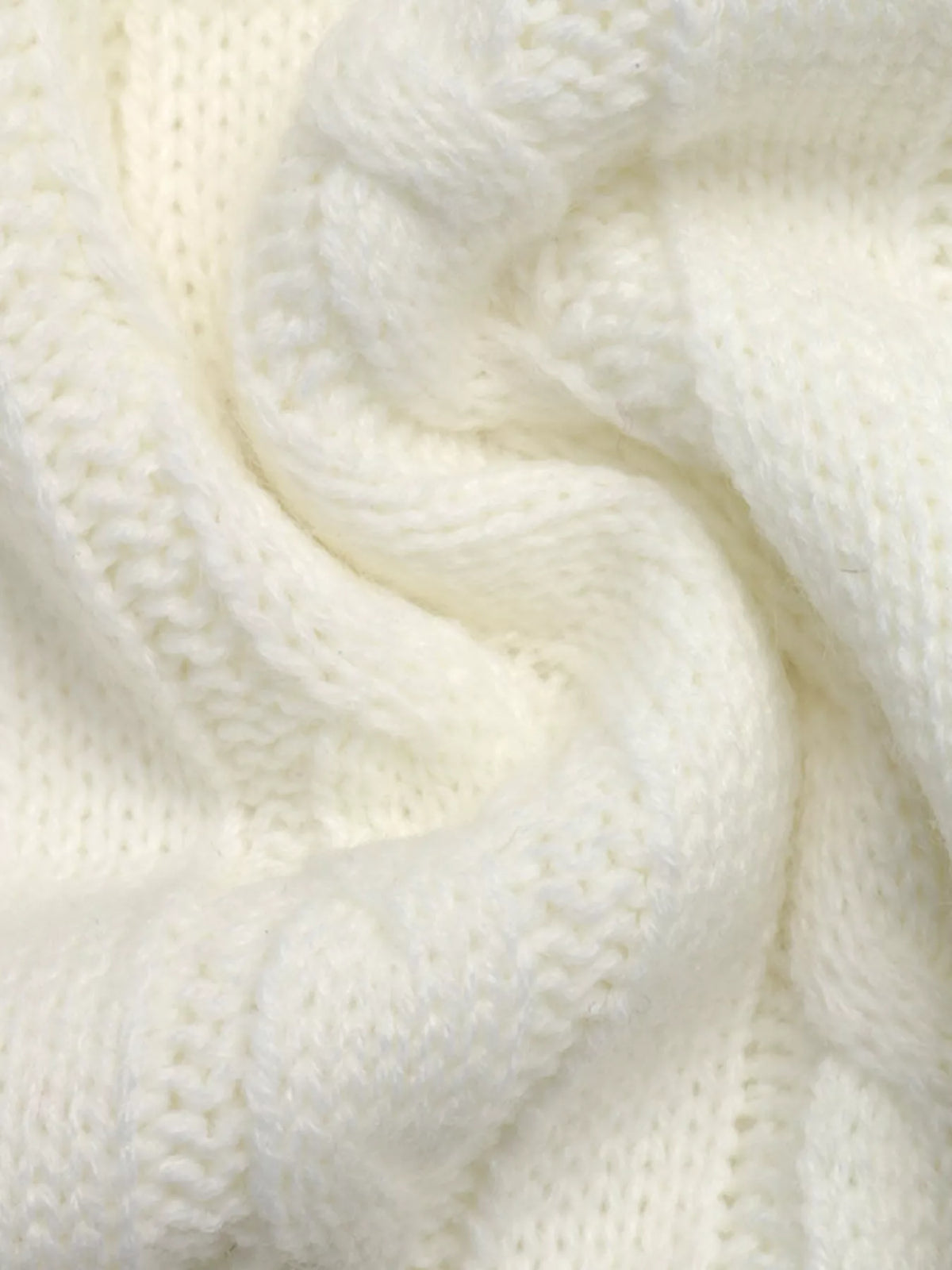Cable Knit Long Sleeve Sweater, product view 11