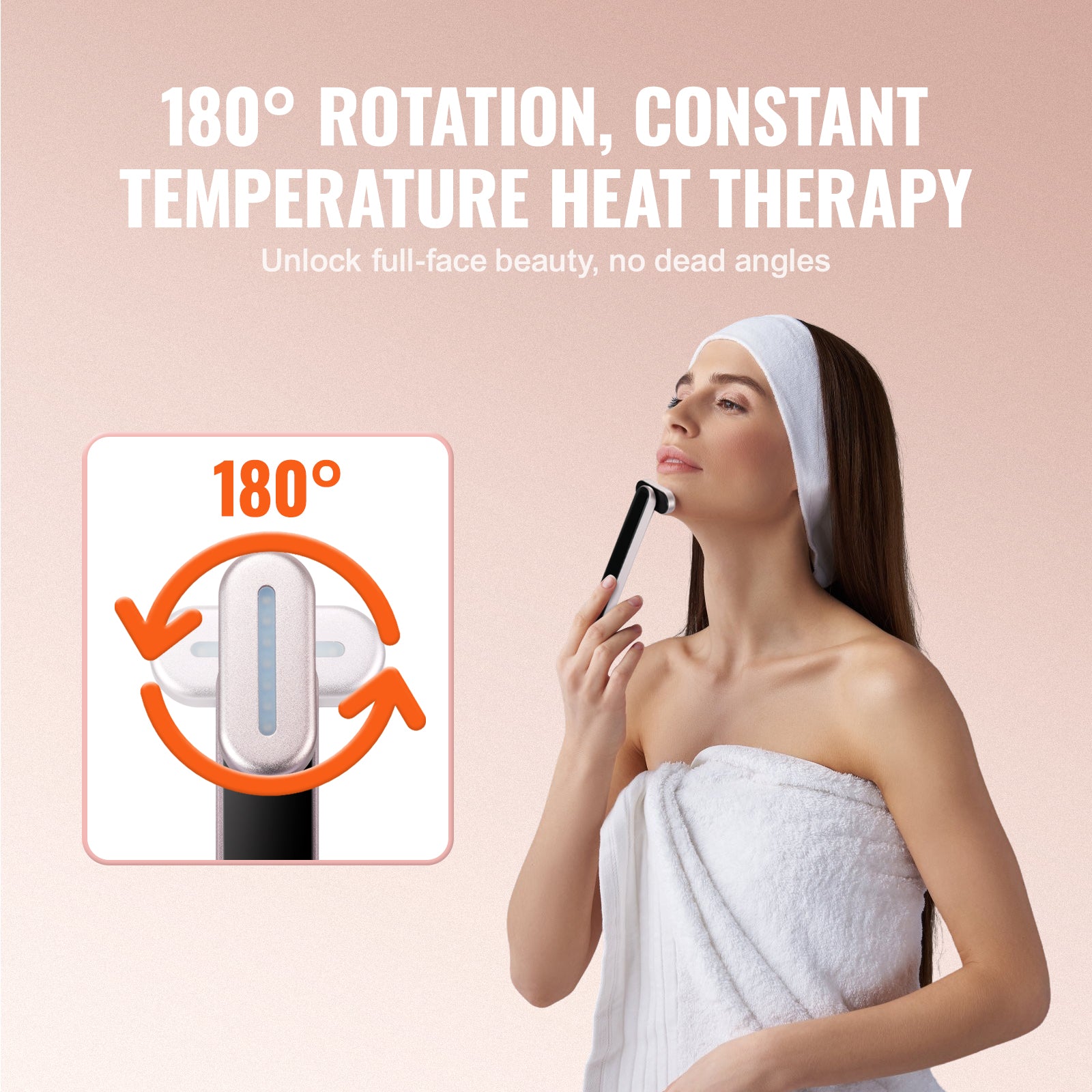 LED Facial Wand - 7 Color Light, Warming & Vibration, Portable, product view 7