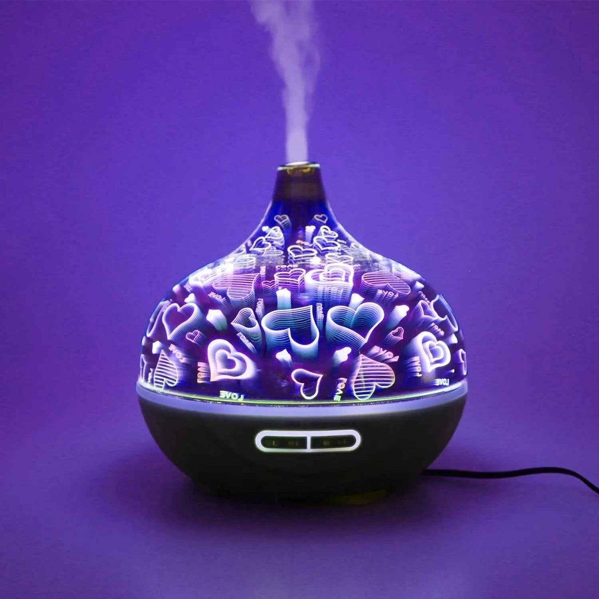 Glow 3D Fireworks Aromatherapy Diffuser - Illuminate Your Space with Relaxing Scents, product view 9