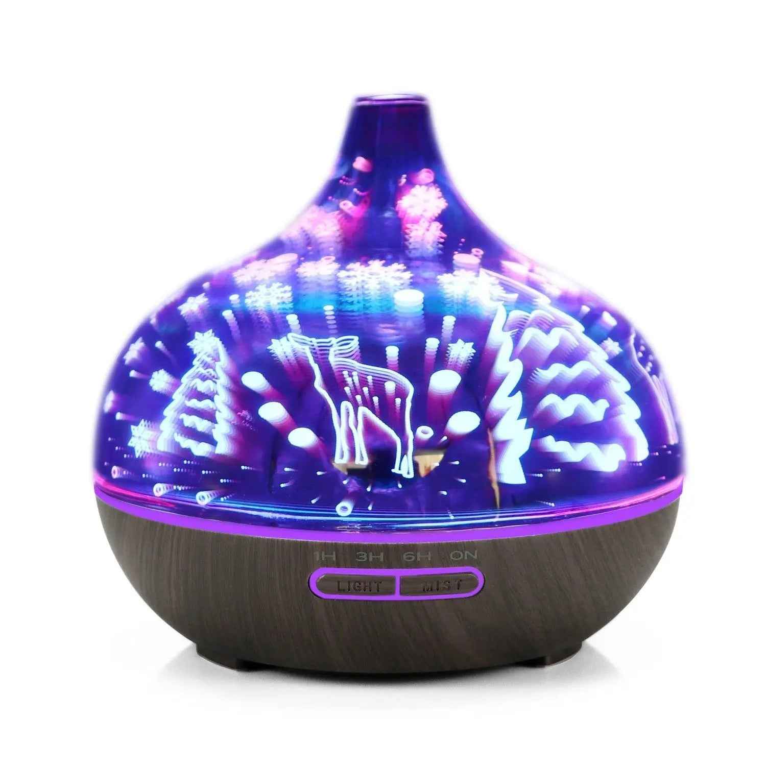 Glow 3D Fireworks Aromatherapy Diffuser - Illuminate Your Space with Relaxing Scents-Home Appliance Parts-Splashis-Splashis