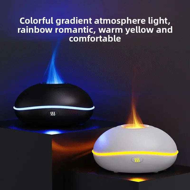 Flame effect aroma diffuser with ultrasonic mist — additional view 4