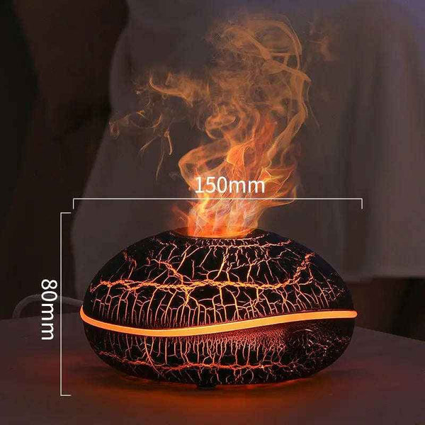 Flame effect aroma diffuser with ultrasonic mist — additional view 12