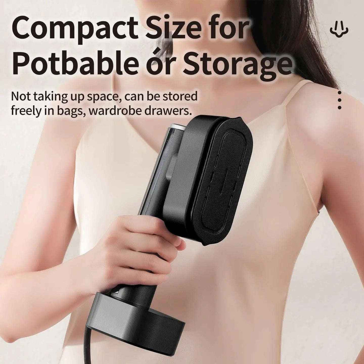 Flex Foldable Garment Steamer - Efficient, Portable Wrinkle Removal Solution, alternate product view