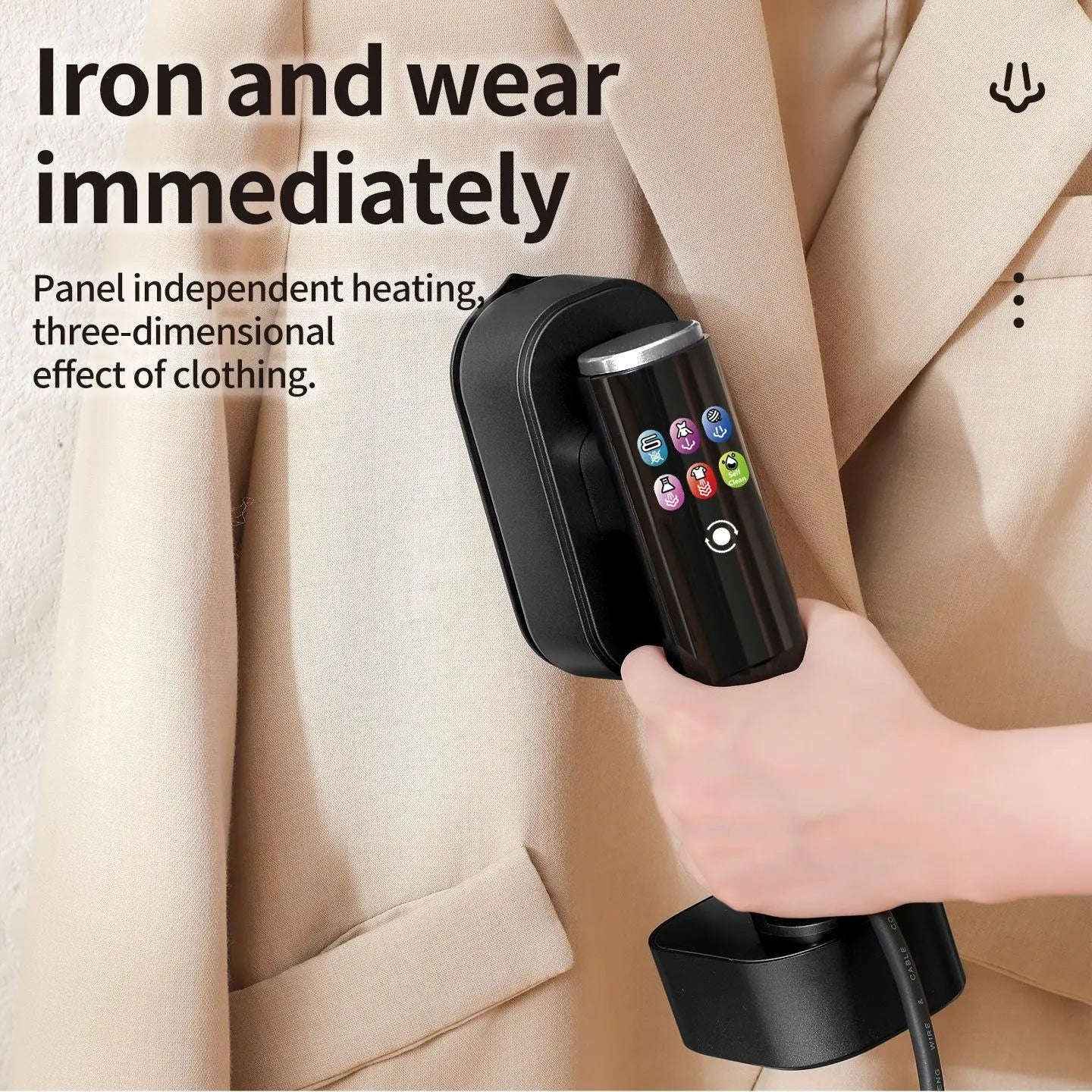 Foldable garment steamer — additional view 3