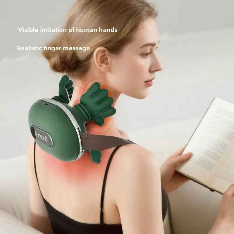 Wearable neck and shoulder massager with heat — additional view 4