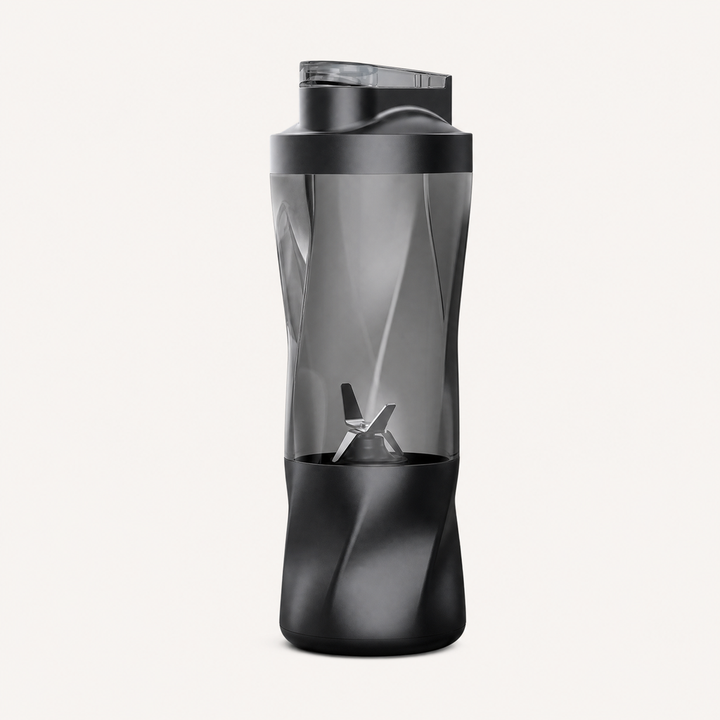 Portable Electric Blender for Smoothies and Drinks - 600ml On-the-Go Blending Cup shown in a clear product image